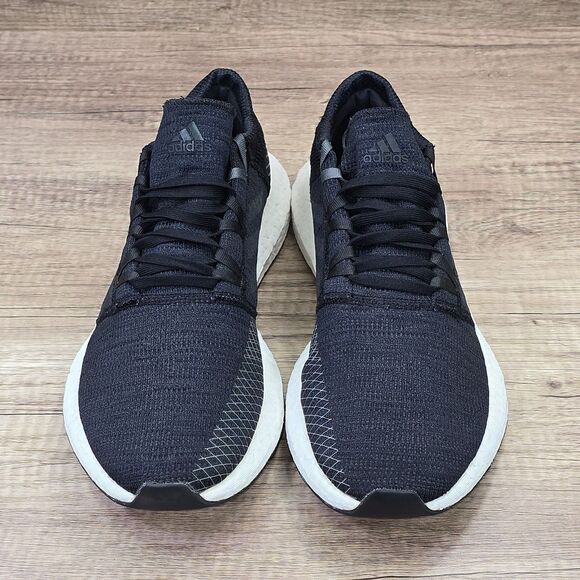 Adidas Pureboost Go Men's Size 11.5 Black Gray Running Sneakers (AH2319) READ - Picture 2 of 9